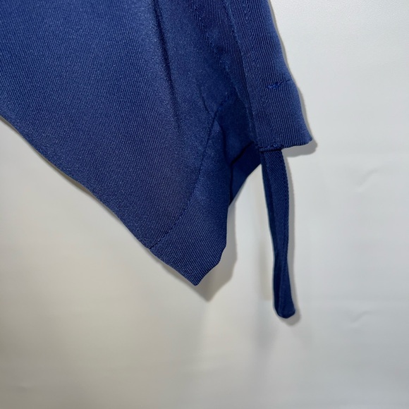 New Direction Top PM Blue Long Sleeve Open Front Cover Up 100% Polyester - Picture 9 of 15